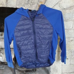 Gap Fit zip up fleece sweatshirt hoodie